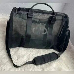 ALO YOGA Sheer Duffle Bag Black